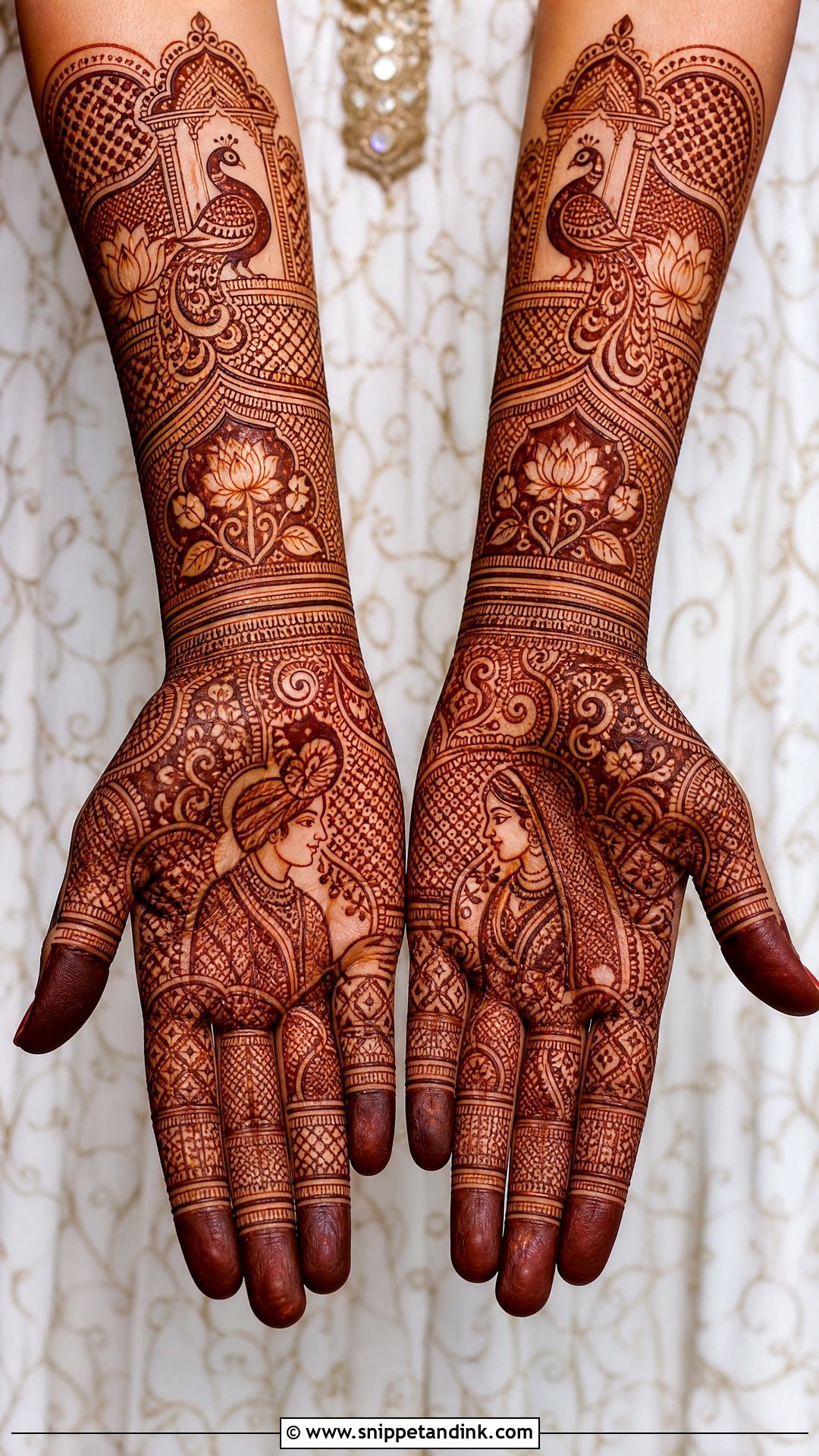 Heavy Bridal Mehndi Design - Snippet and Ink - 20 Indian Mehandi Design for Bridal Ideas