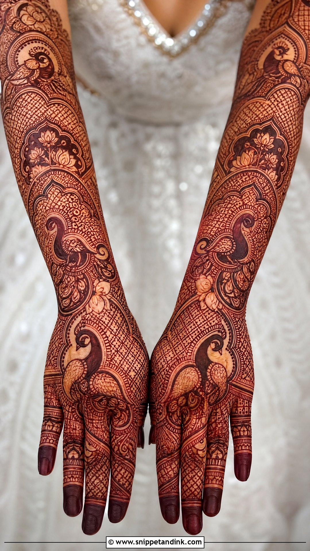Heavy Bridal Mehndi Design Back Hand - Snippet and Ink - 25 Bridal Mehndi Designs Back Hands