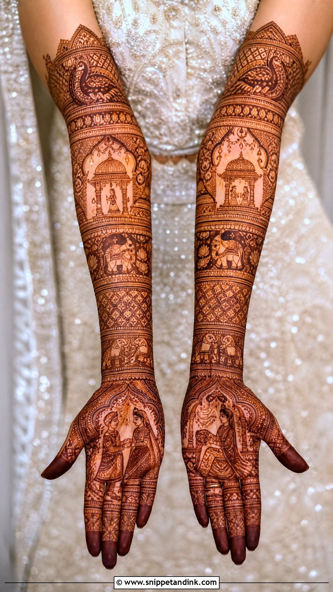 Heavy Bridal Mehndi - Snippet and Ink - 20 Indian Bridal Mehndi Designs Brides