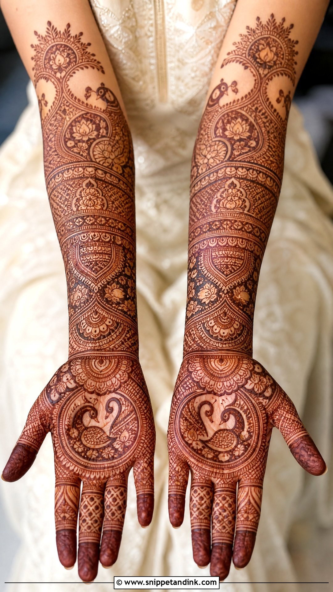 Heavy Bridal Sister Mehndi Design - Snippet and Ink - 25 Bridal Sister Mehndi Design Ideas