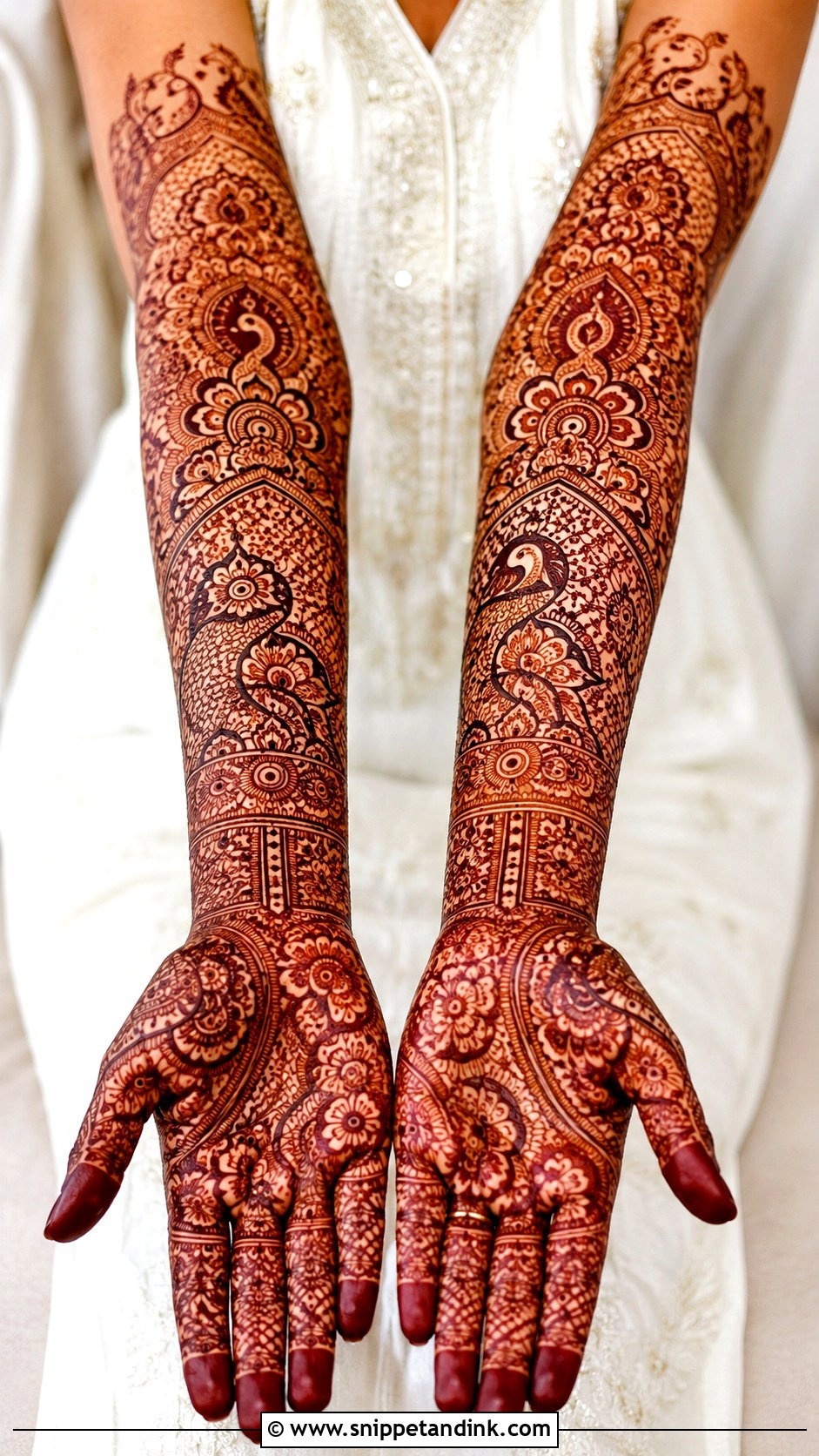 Heavy Indian Mehndi Design - Snippet and Ink - 35 Latest Mehndi Designs