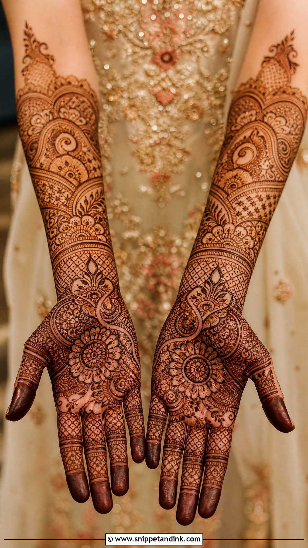 Heavy Pakistani Bridal Mehndi Design - Snippet and Ink - 25 New Pakistani Bridal Mehndi Designs 2024