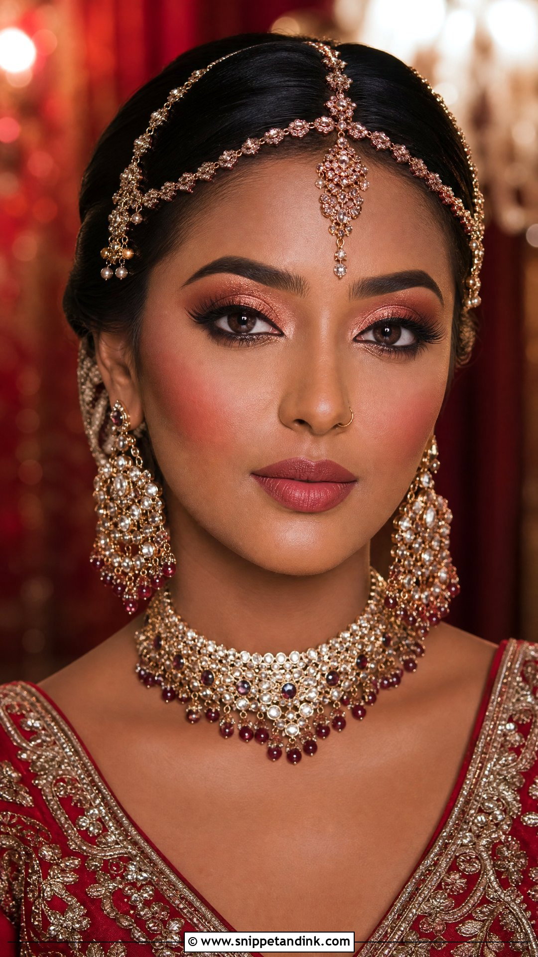 Hiba Bukhari Bridal Bun Makeup Look - Snippet and Ink - 20 Hiba Bukhari Bridal Look Ideas