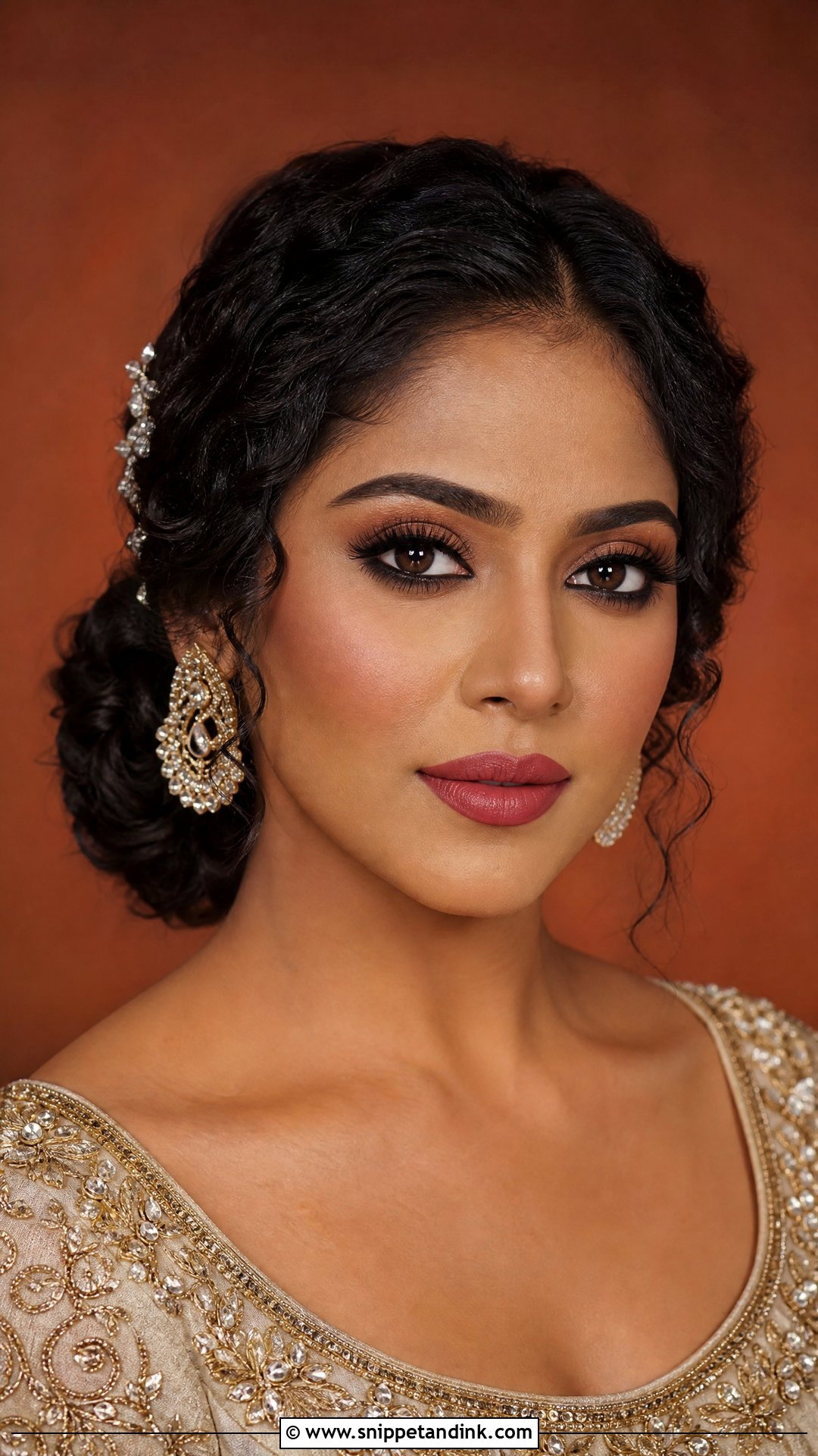 Hiba Bukhari Matte Bridal Makeup Look - Snippet and Ink - 20 Hiba Bukhari Bridal Look Ideas