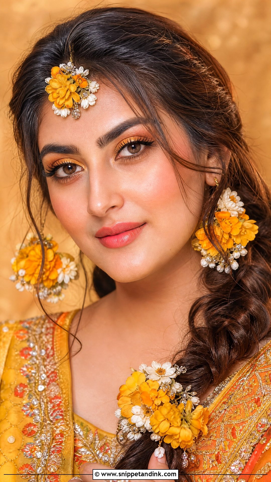 Hiba Bukhari Mayun Makeup Look - Snippet and Ink - 20 Hiba Bukhari Bridal Look Ideas