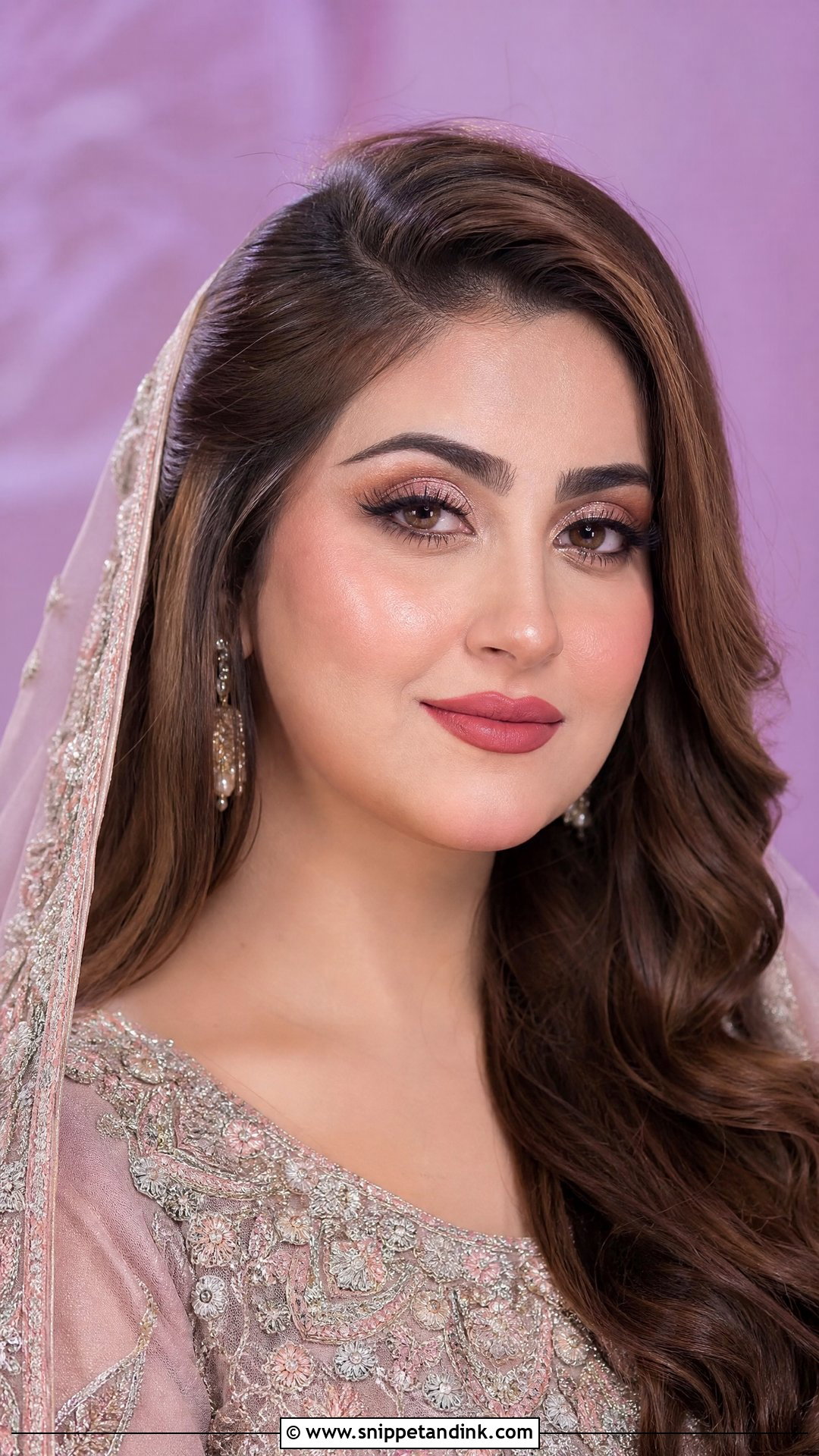 Hiba Bukhari Walima Makeup Look - Snippet and Ink - 20 Hiba Bukhari Bridal Look Ideas
