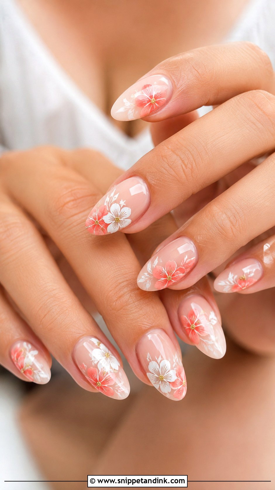 Hibiscus Tropical Wedding Nails - Snippet and Ink - 20 Tropical Wedding Nails