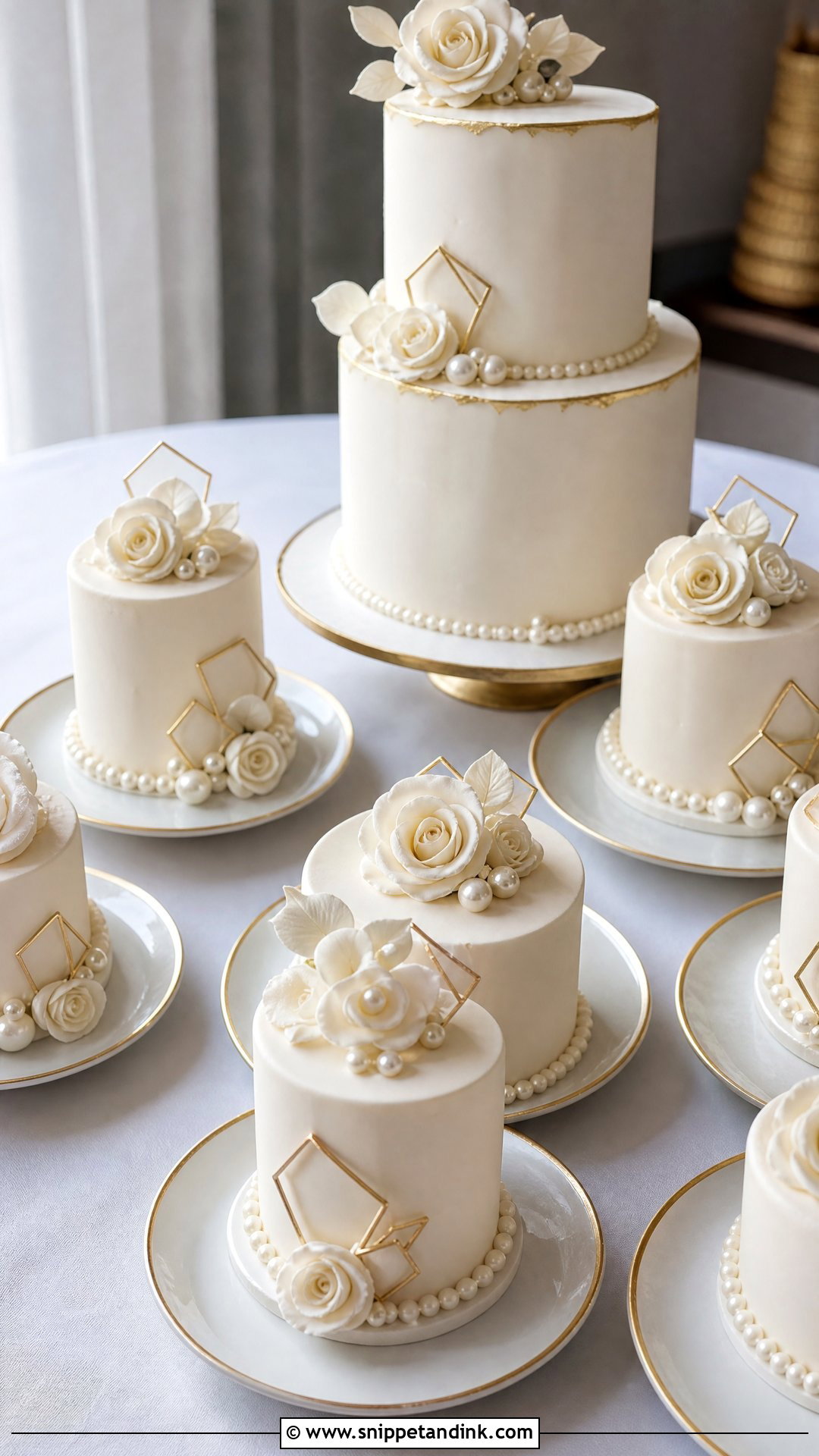 Hidden Mickey Mini Wedding Cake - Snippet and Ink - 20 Hidden Mickey Wedding Cake Ideas
