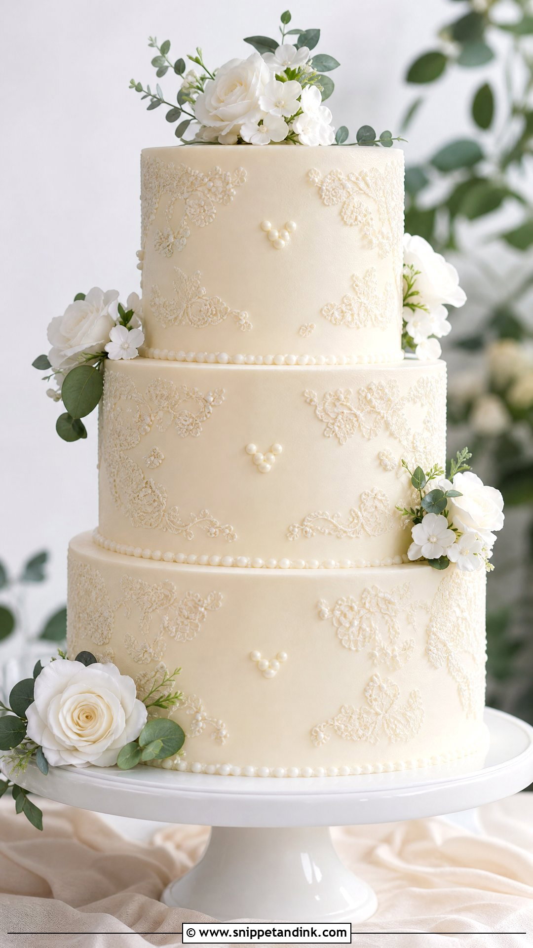 Hidden Mickey Wedding Cake - Snippet and Ink - 20 Disney Wedding Cake Ideas