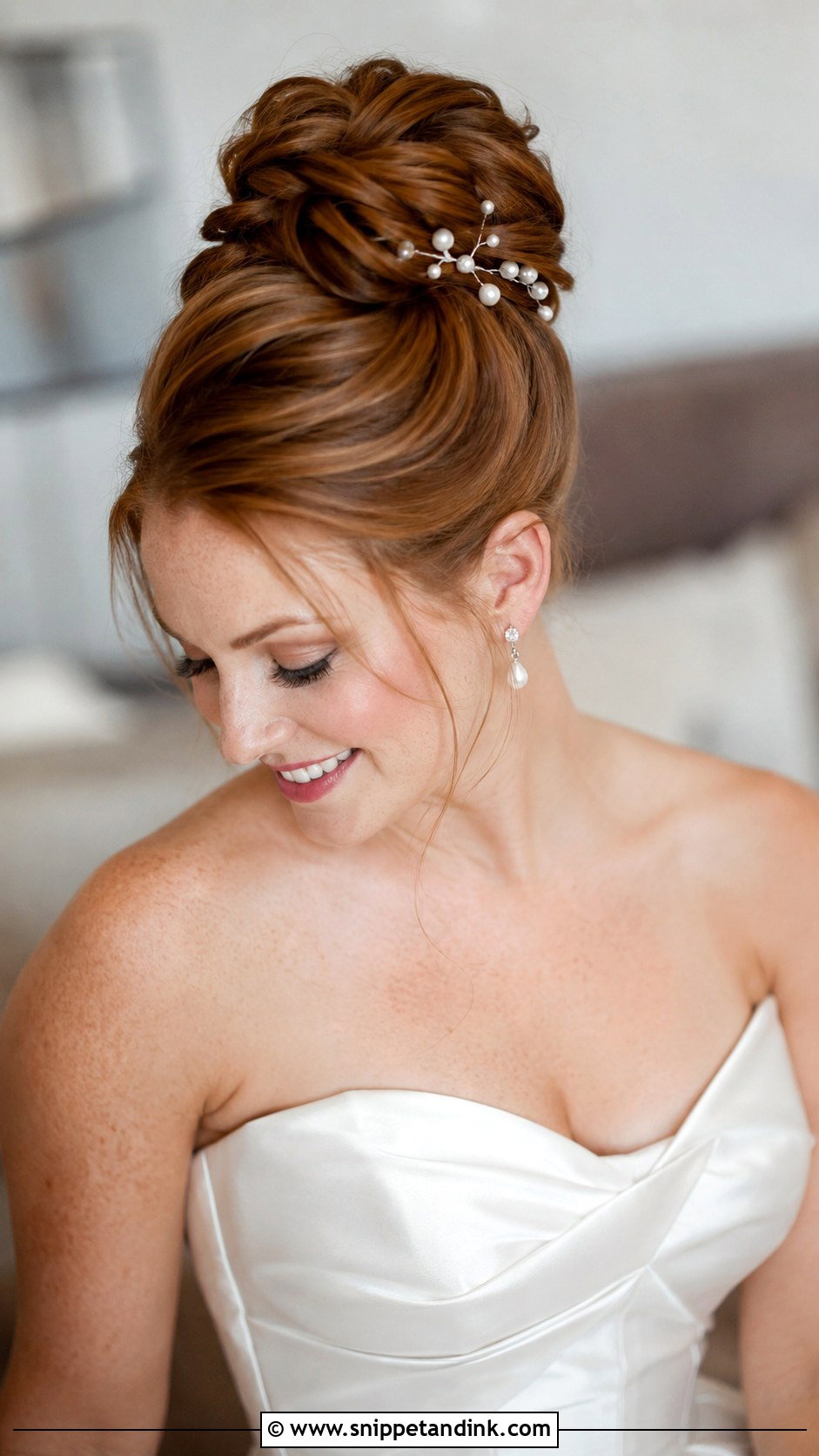 High Bun Bridal Updo For Long Hair - Snippet and Ink - 20 Elegant Bridal Updo Hairstyles for Long Hair Wedding