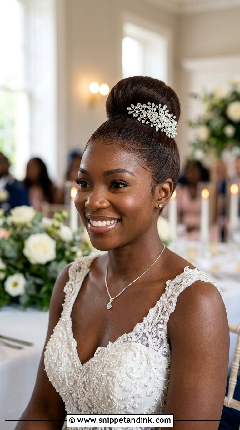 High Bun Bridal Wig - Snippet and Ink - 20 Bridal Wig Hairstyles
