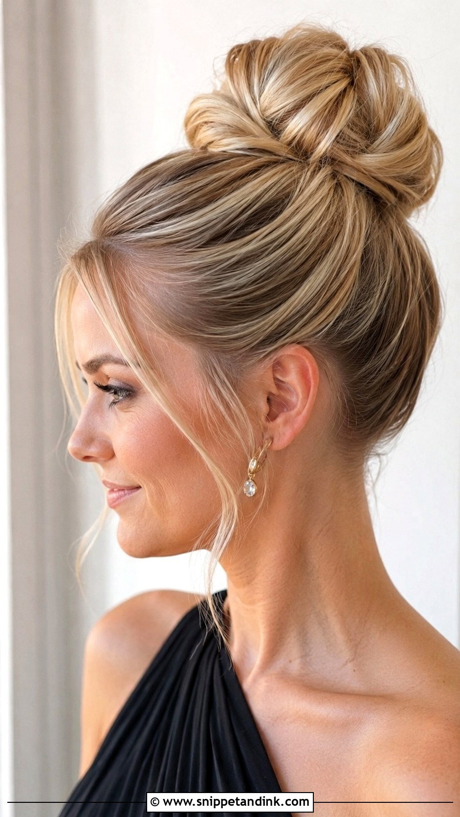 High Bun Bridesmaid Hair - Snippet and Ink - 30 Bridesmaid Hair Styles