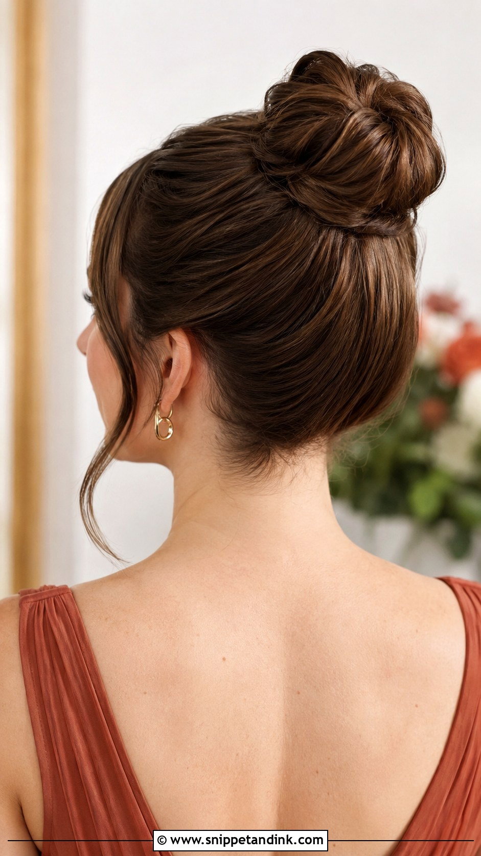 High Bun Bridesmaid Hairstyle For Long Hair - Snippet and Ink - 25 Bridesmaid Hairstyles Long Hair