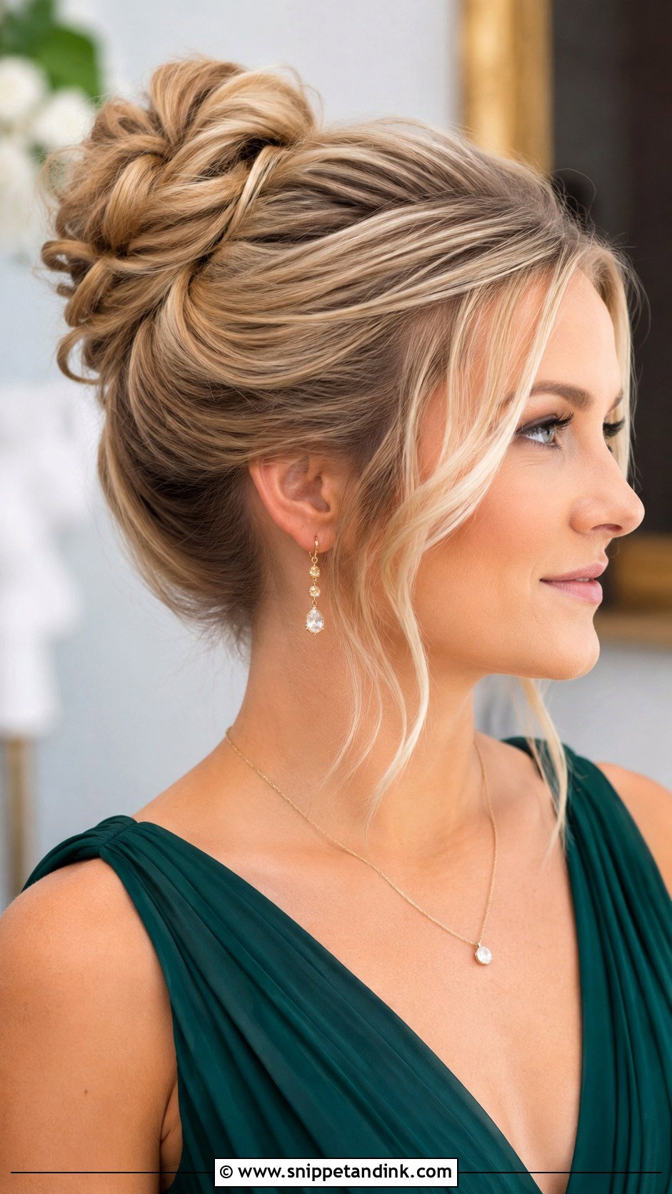 High Bun Bridesmaid Updo - Snippet and Ink - 25 Bridesmaid Updos