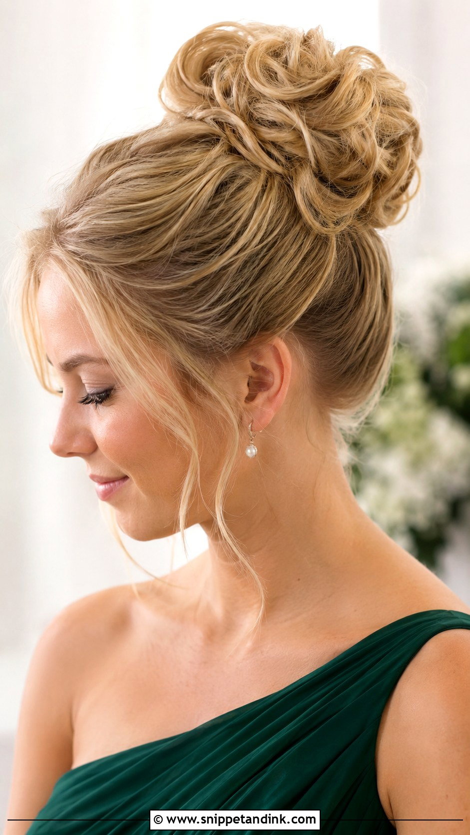 High Bun Bridesmaid Updo - Snippet and Ink - 25 Bridesmaids Hairstyles Updo