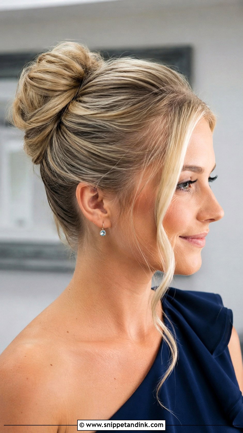 High Bun Bridesmaid Updo For Long Hair - Snippet and Ink - 20 Bridesmaid Updo for Long Hair Ideas