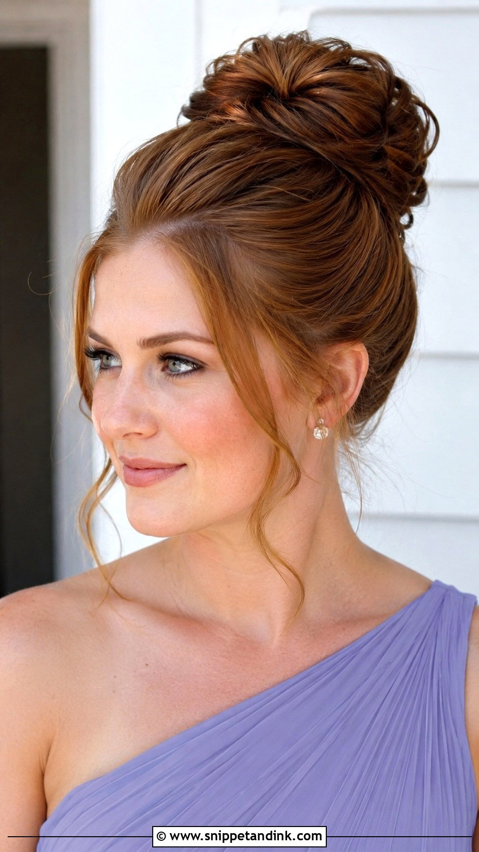 High Bun Bridesmaid Updo For Long Hair - Snippet and Ink - 20 Bridesmaid Updo Hairstyles for Long Hair