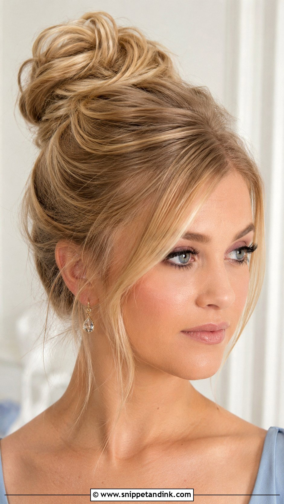 High Bun Bridesmaid Updo For Thin Hair - Snippet and Ink - 20 Bridesmaid Hairstyles Updo High Bun