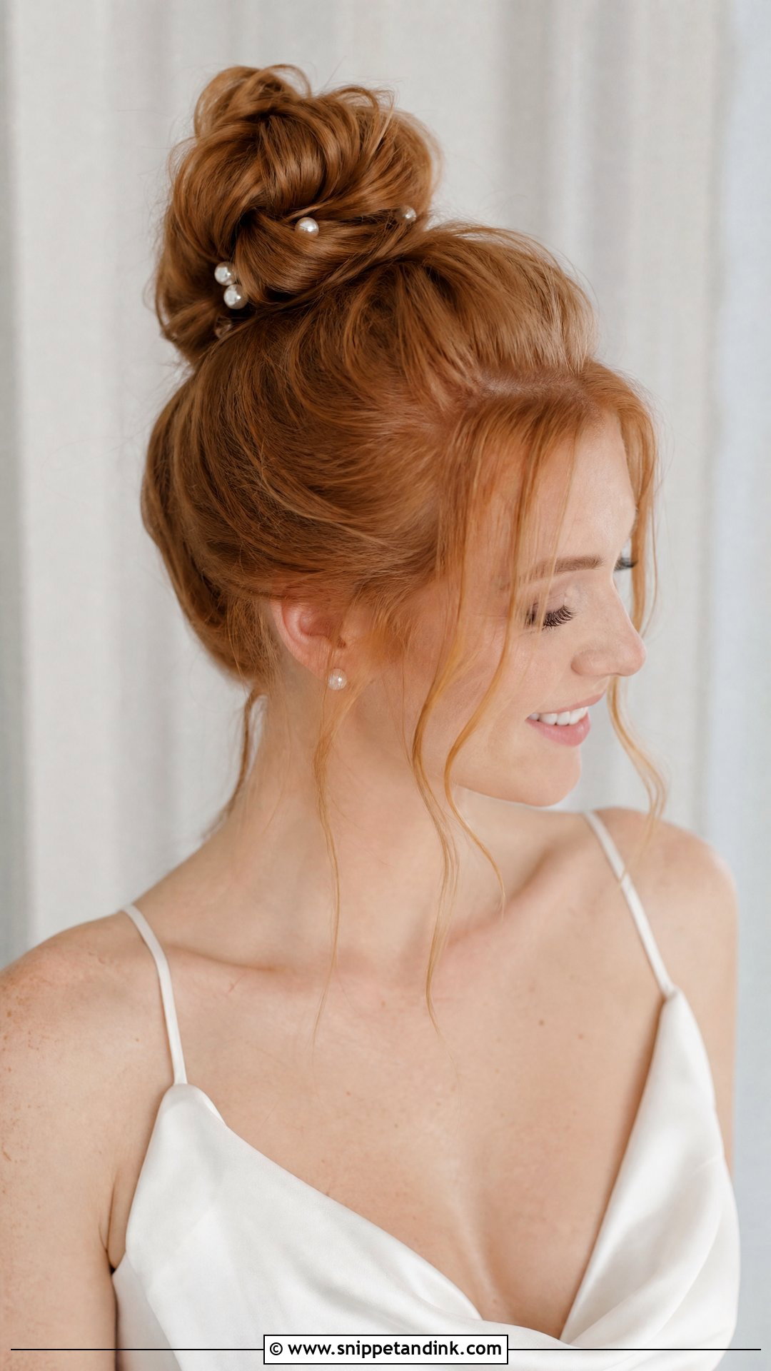 High Bun For Thin Hair - Snippet and Ink - 15 Bride High Bun Hairstyles