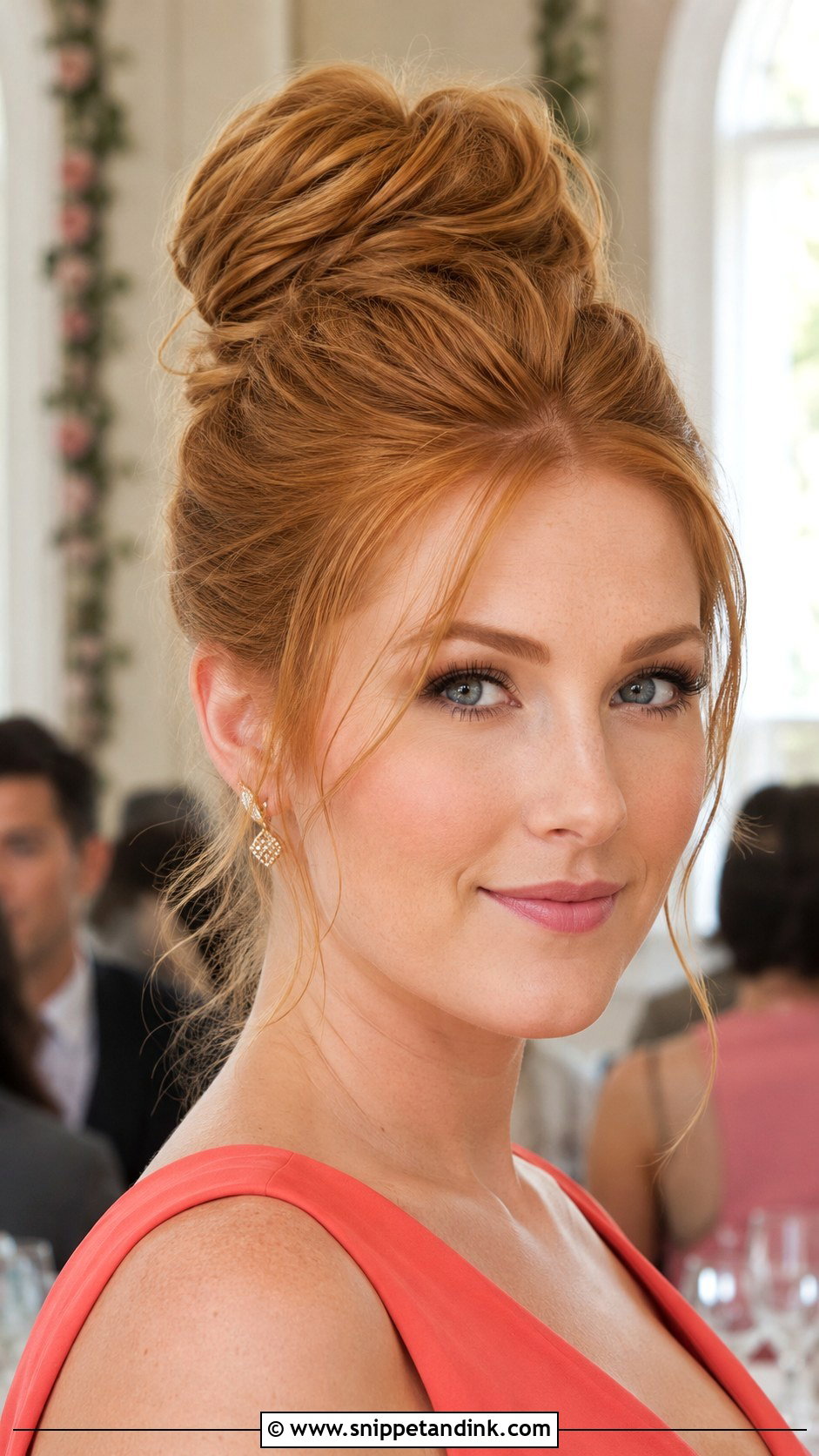 High Bun Wedding Guest Hairstyle - Snippet and Ink - 20 Hairstyle for Guest At Wedding Ideas