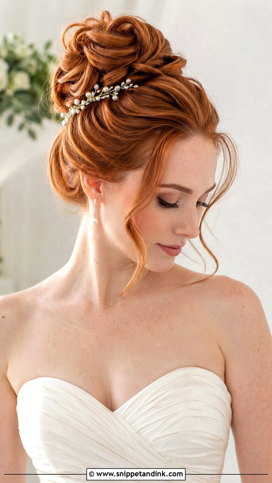 High Bun Wedding Hair - Snippet and Ink - 20 Hairdo for Long Hair Wedding Ideas