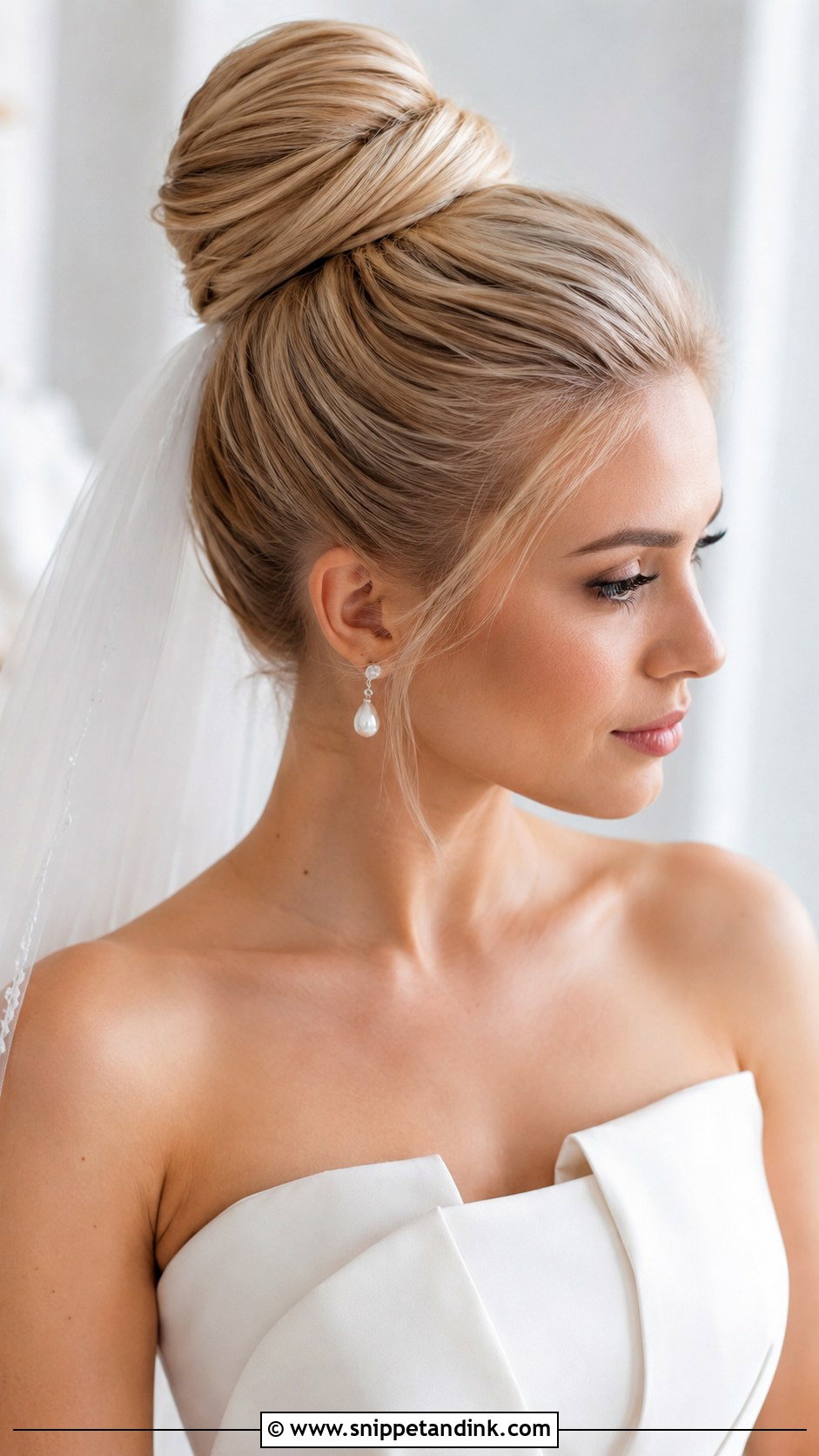 High Bun Wedding Hair Tutorial - Snippet and Ink - 15 Hair Tutorial for Wedding Ideas
