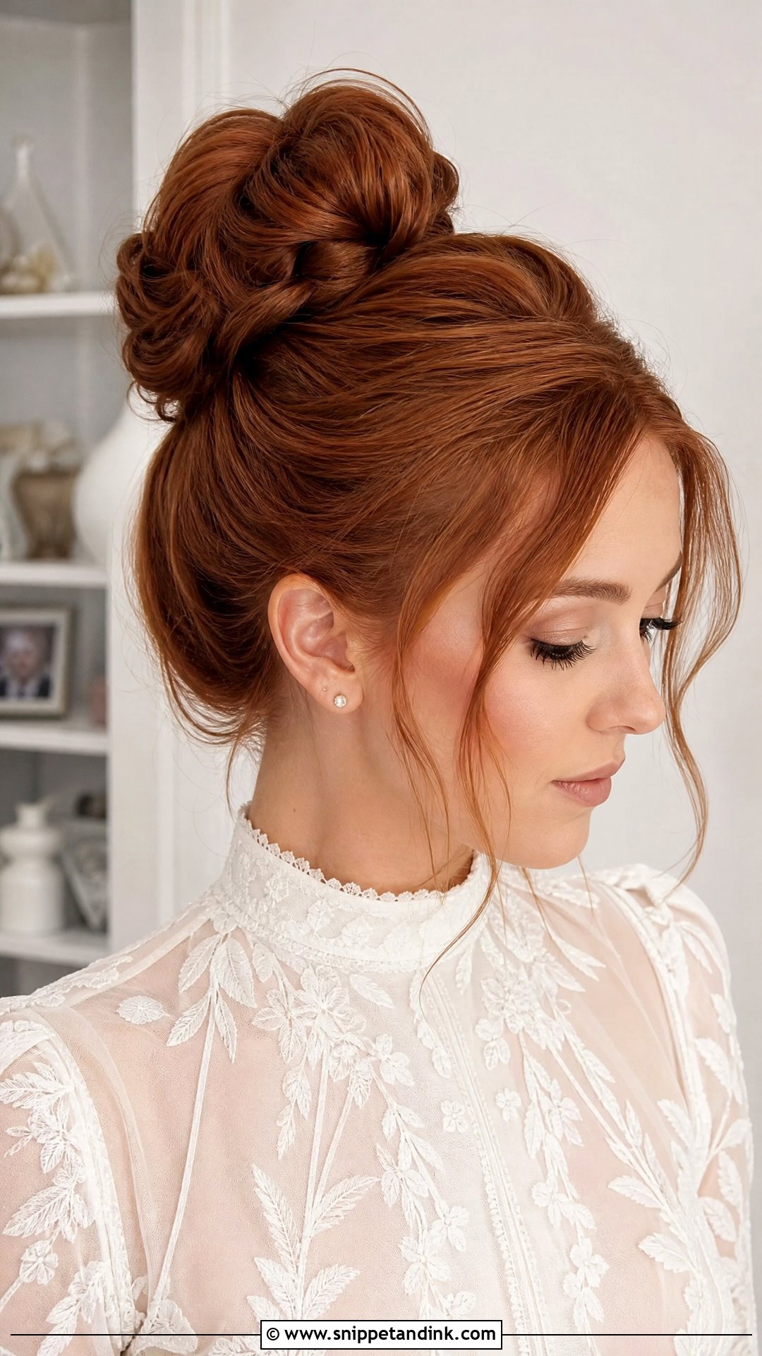 High Bun Wedding Hair With Volume - Snippet and Ink - 20 Wedding Hair Volume Ideas