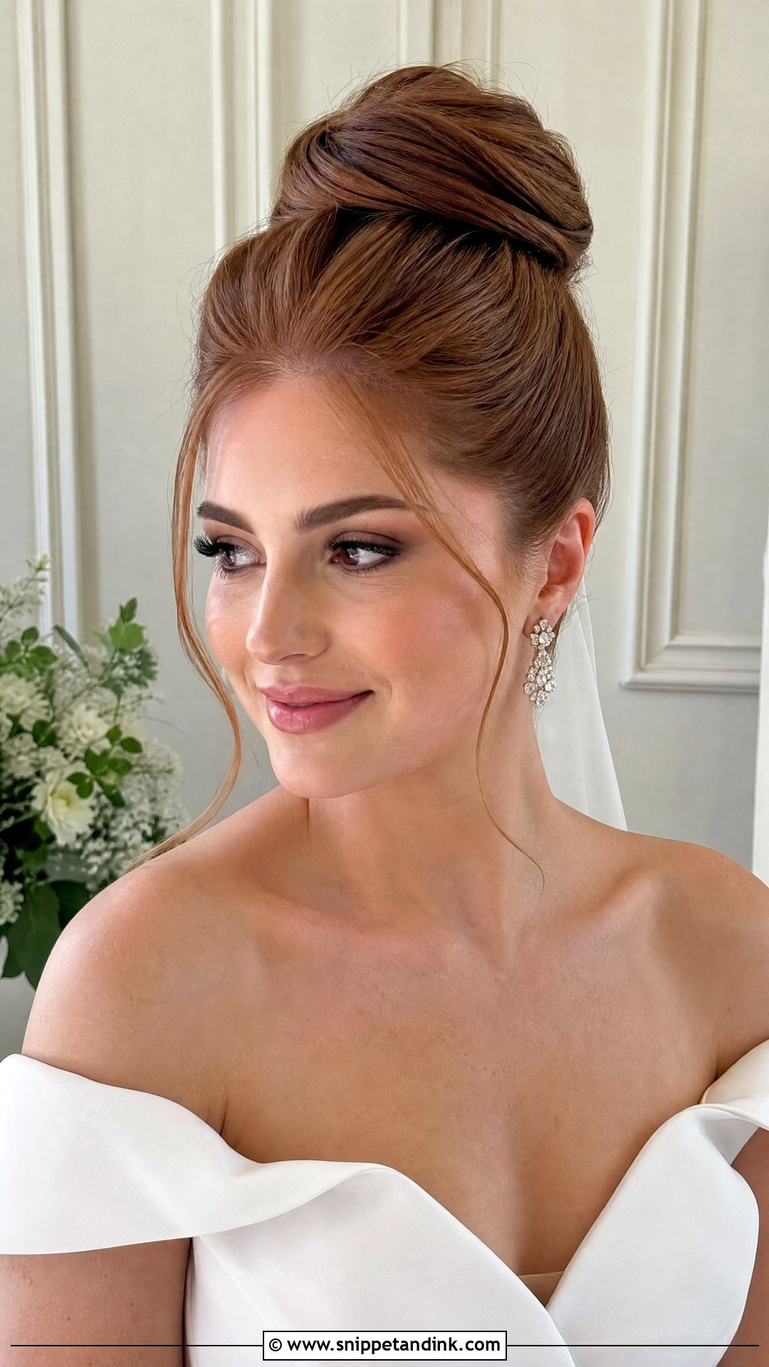 High Bun Wedding Hairstyle - Snippet and Ink - 15 Buns Hairstyles Wedding
