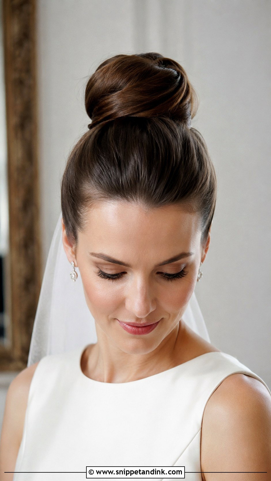 High Bun Wedding Hairstyle - Snippet and Ink - 15 Wedding Hairstyle Ideas for Long Hair