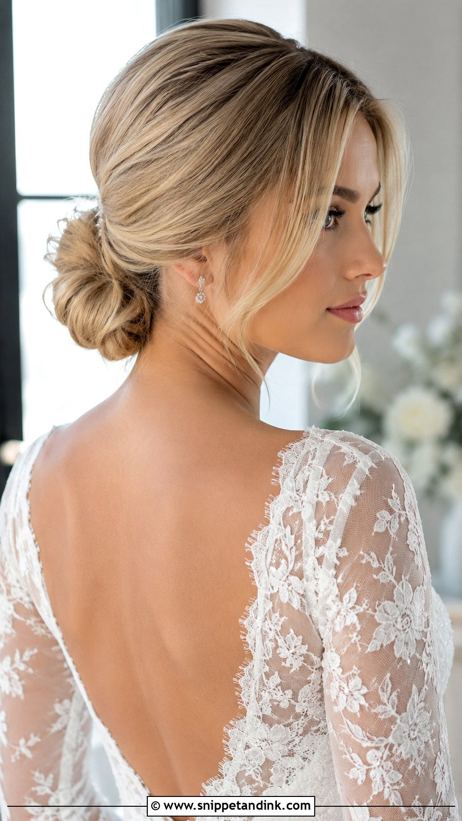 High Bun Wedding Updo - Snippet and Ink - 25 Updo Wedding Hairstyles for Long Hair