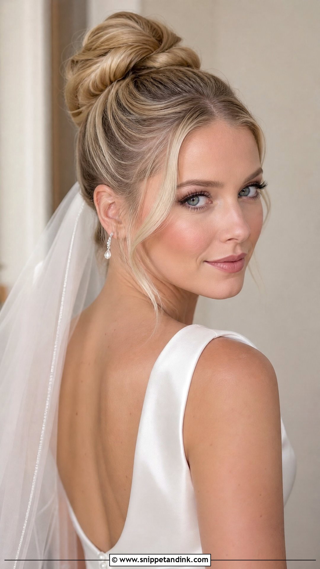 High Bun Wedding Updo - Snippet and Ink - 15 Easy Updos for Wedding