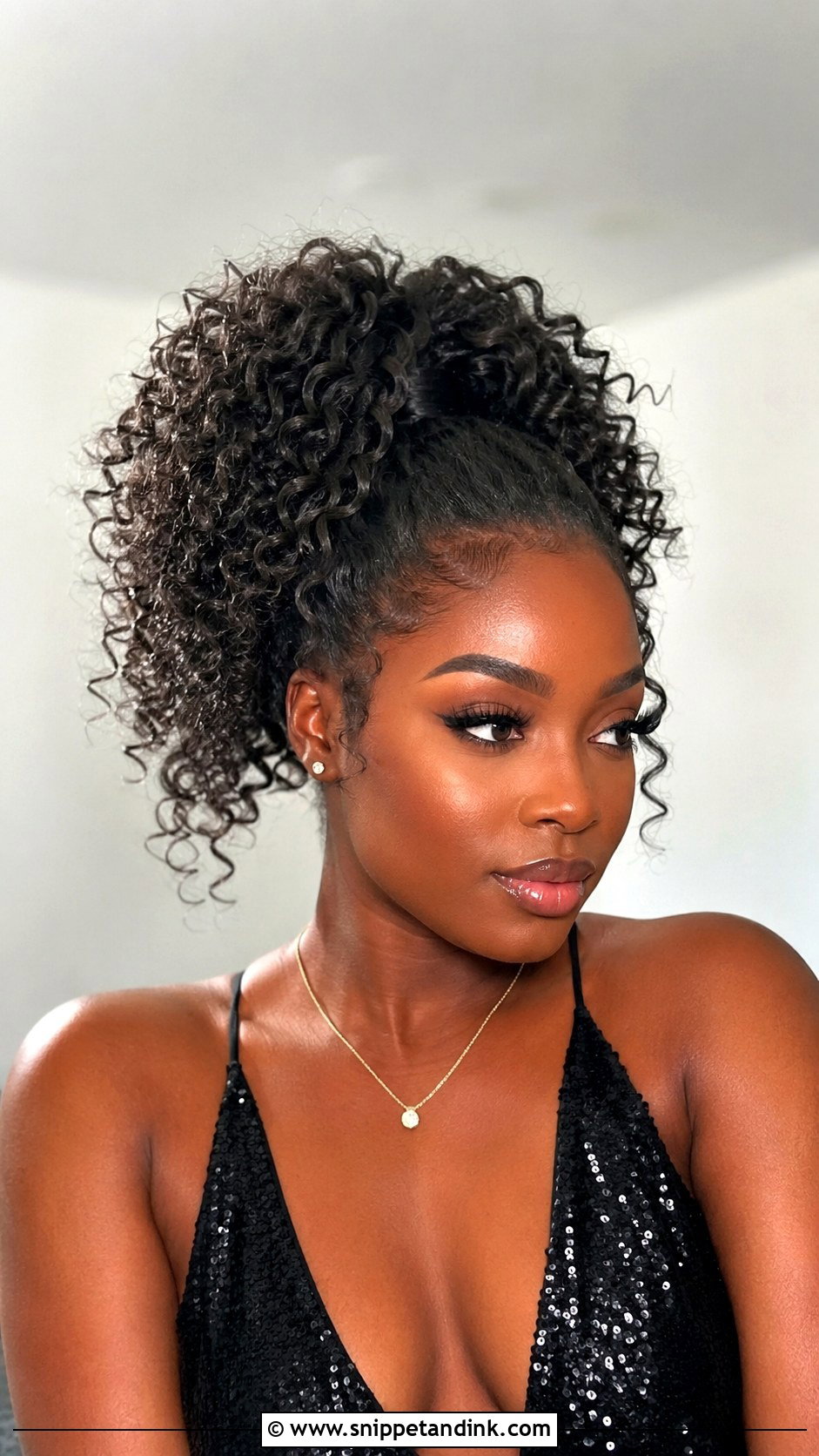 High Curly Ponytail - Snippet and Ink - 20 Cute Birthday Hairstyle Ideas