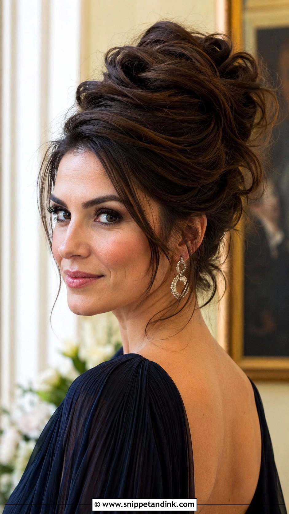 High Piled Twist Updo - Snippet and Ink - 25 Hairstyles for a Wedding Guest