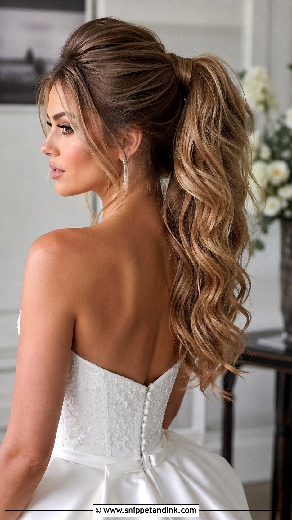 High Pony Bridal Hair With Volume - Snippet and Ink - 20 High Pony Bridal Hair Ideas