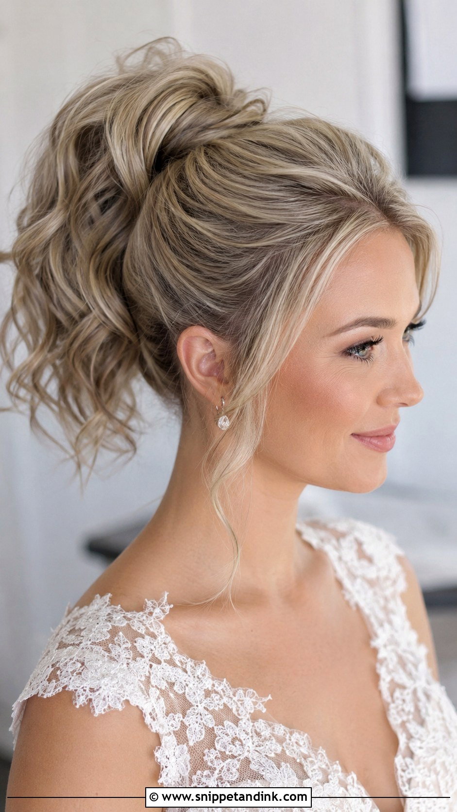 High Pony Updo Wedding For Thin Hair - Snippet and Ink - 20 High Pony Updo Wedding Ideas