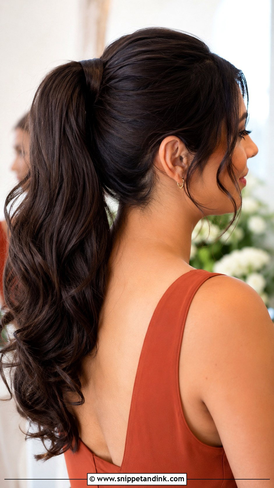 High Ponytail Bridesmaid Hair - Snippet and Ink - 20 Modern Bridesmaid Hair Ideas