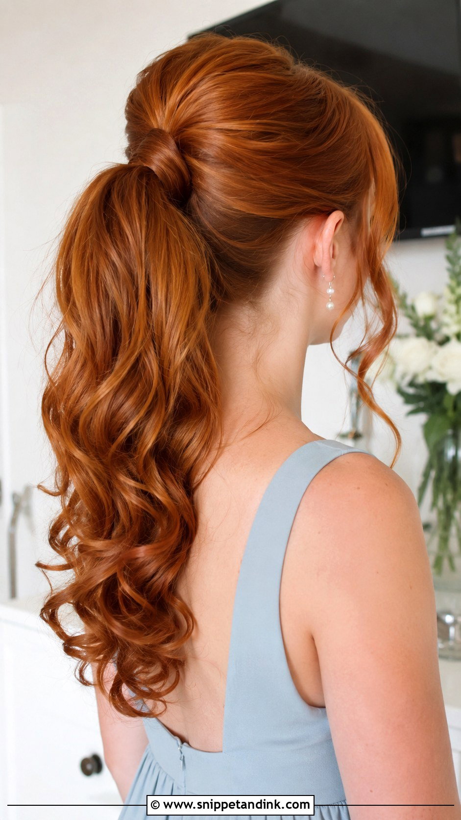 High Ponytail Bridesmaid Hair - Snippet and Ink - 30 Simple Bridesmaid Hair Ideas