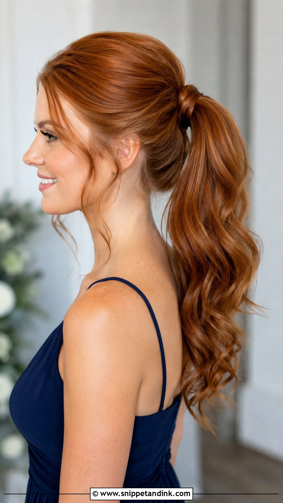 High Ponytail Bridesmaid Hairstyle - Snippet and Ink - 20 Bridesmaid Hairstyles 2024