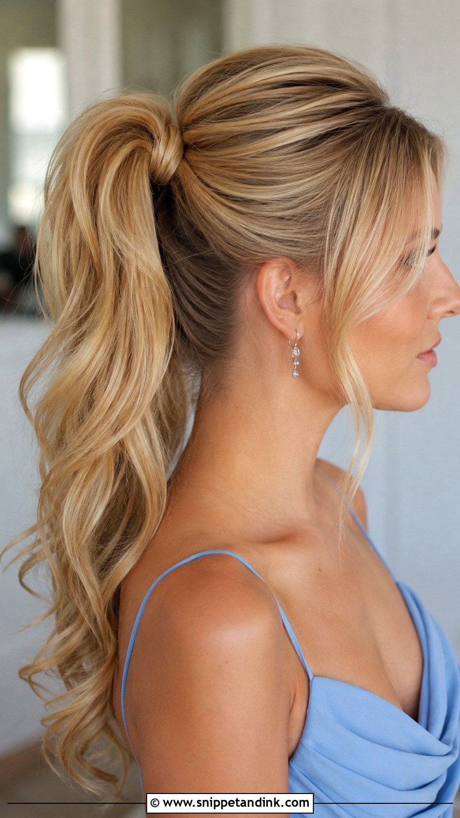 High Ponytail For Thin Hair Bridesmaid - Snippet and Ink - 20 High Ponytail Bridesmaid Hair Ideas