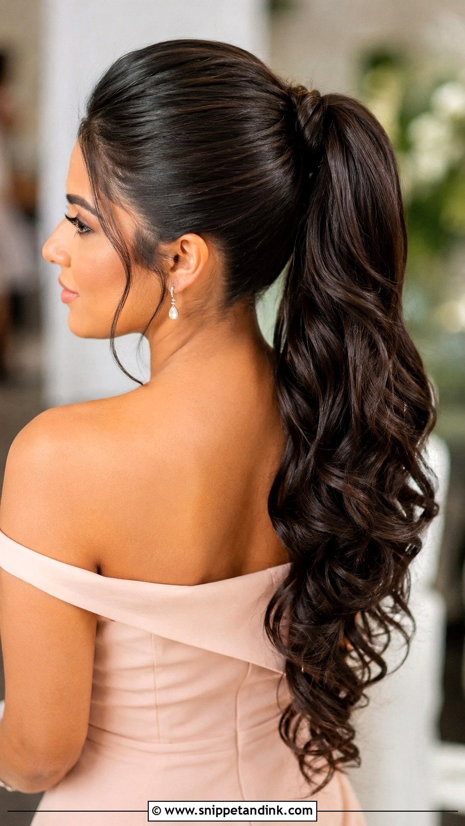High Ponytail Wedding Hairstyle - Snippet and Ink - 15 Stylish Hairstyles for Wedding
