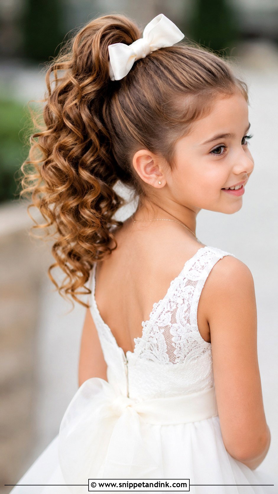 High Ponytail With Curls - Snippet and Ink - 25 Hairstyle for Girls Wedding Ideas
