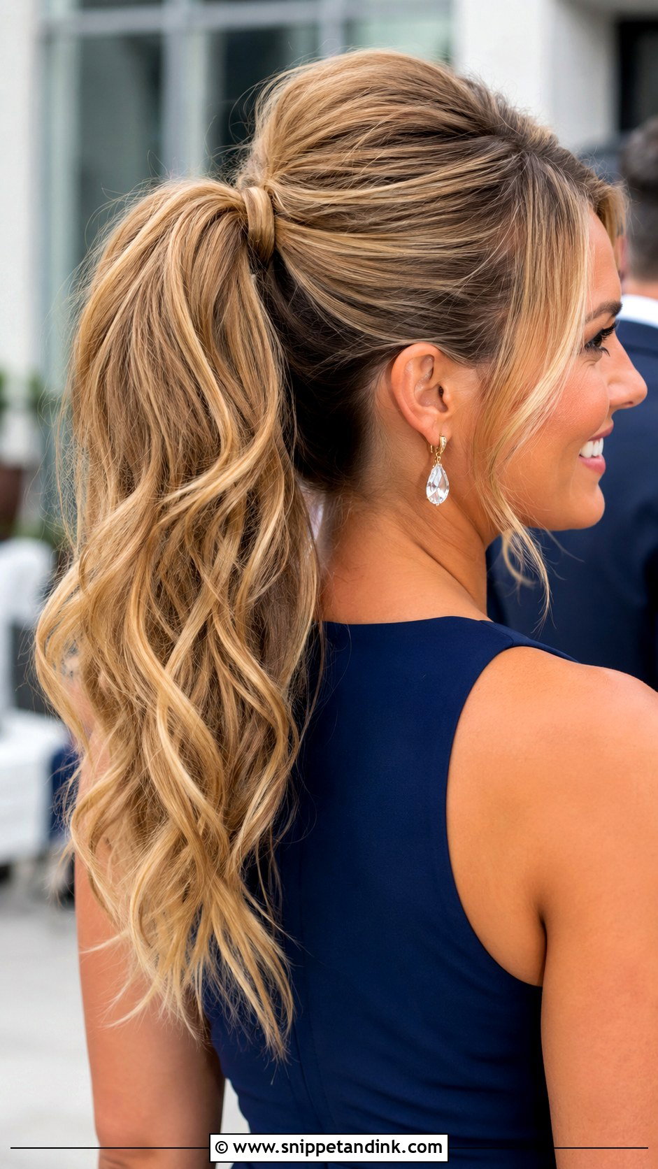 High Ponytail for Wedding Guest - Snippet and Ink - 30 Hairdos for Wedding Guest