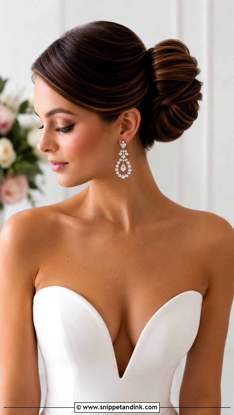 High Side Bun - Snippet and Ink - 20 Side Bun Hairstyles Wedding