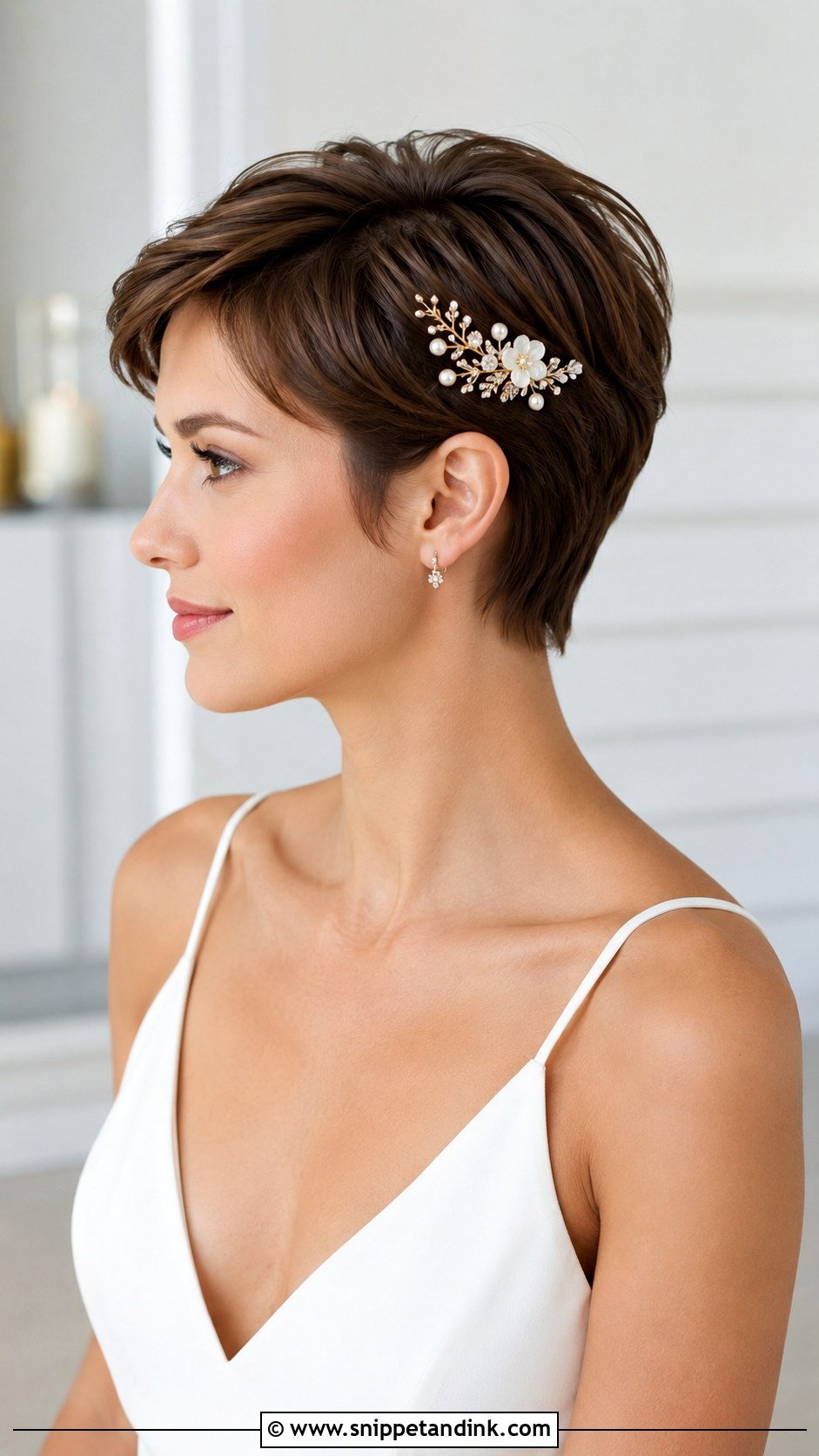 High Sleek Ponytail for Weddings - Snippet and Ink - 20 Slick Wedding Hair Ideas