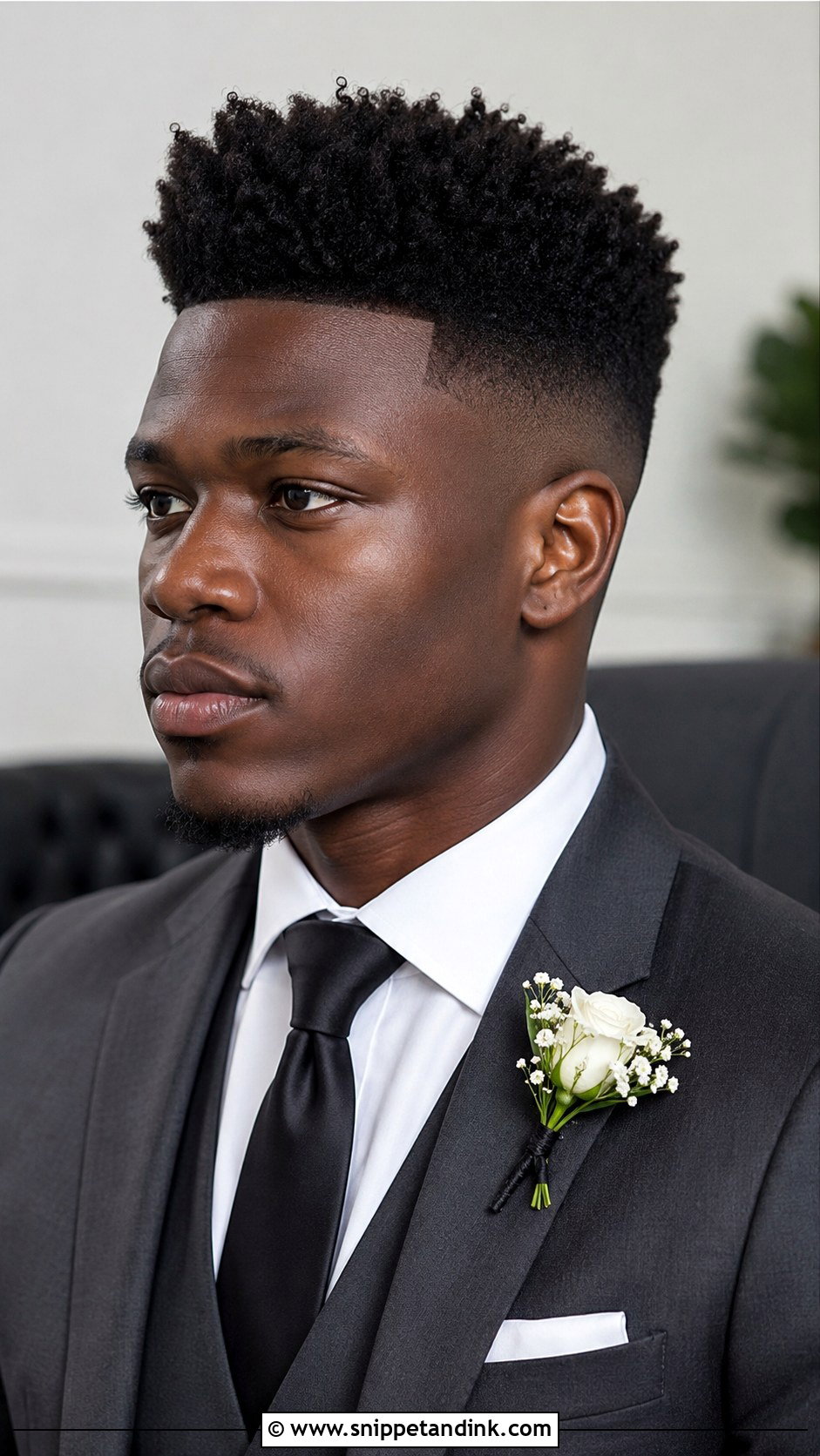 High Top Fade for Grooms - Snippet and Ink - 25 Groom Hairstyle Men Ideas