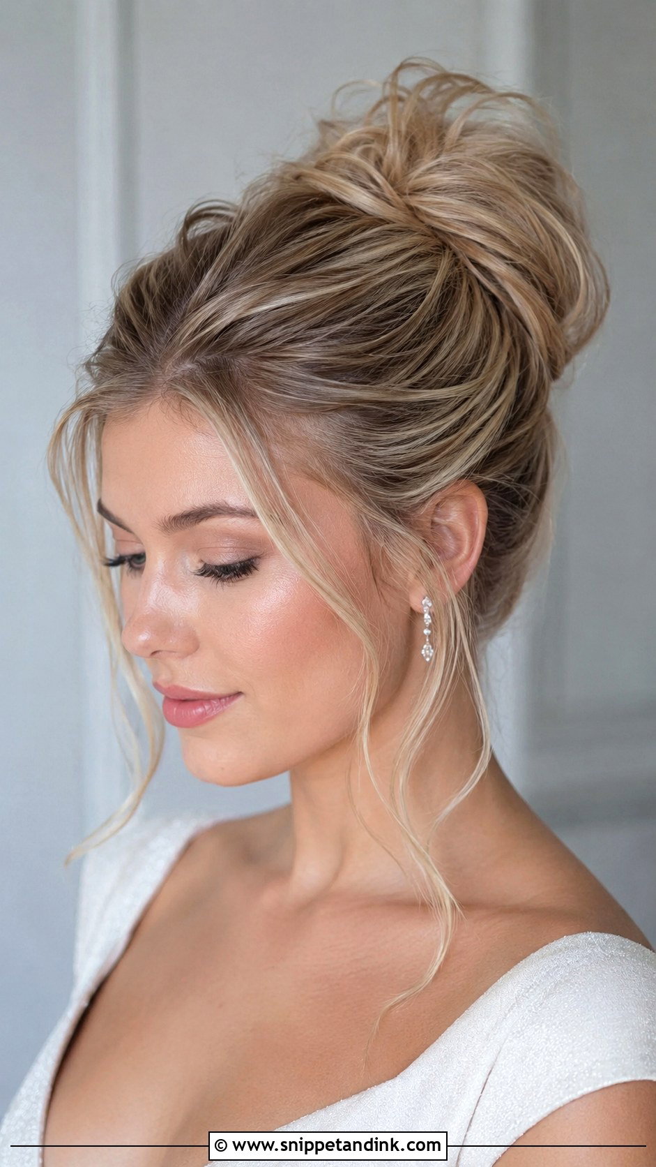 High Updo Wedding Hair For Fine Hair - Snippet and Ink - 15 High Updo Wedding Hair Ideas