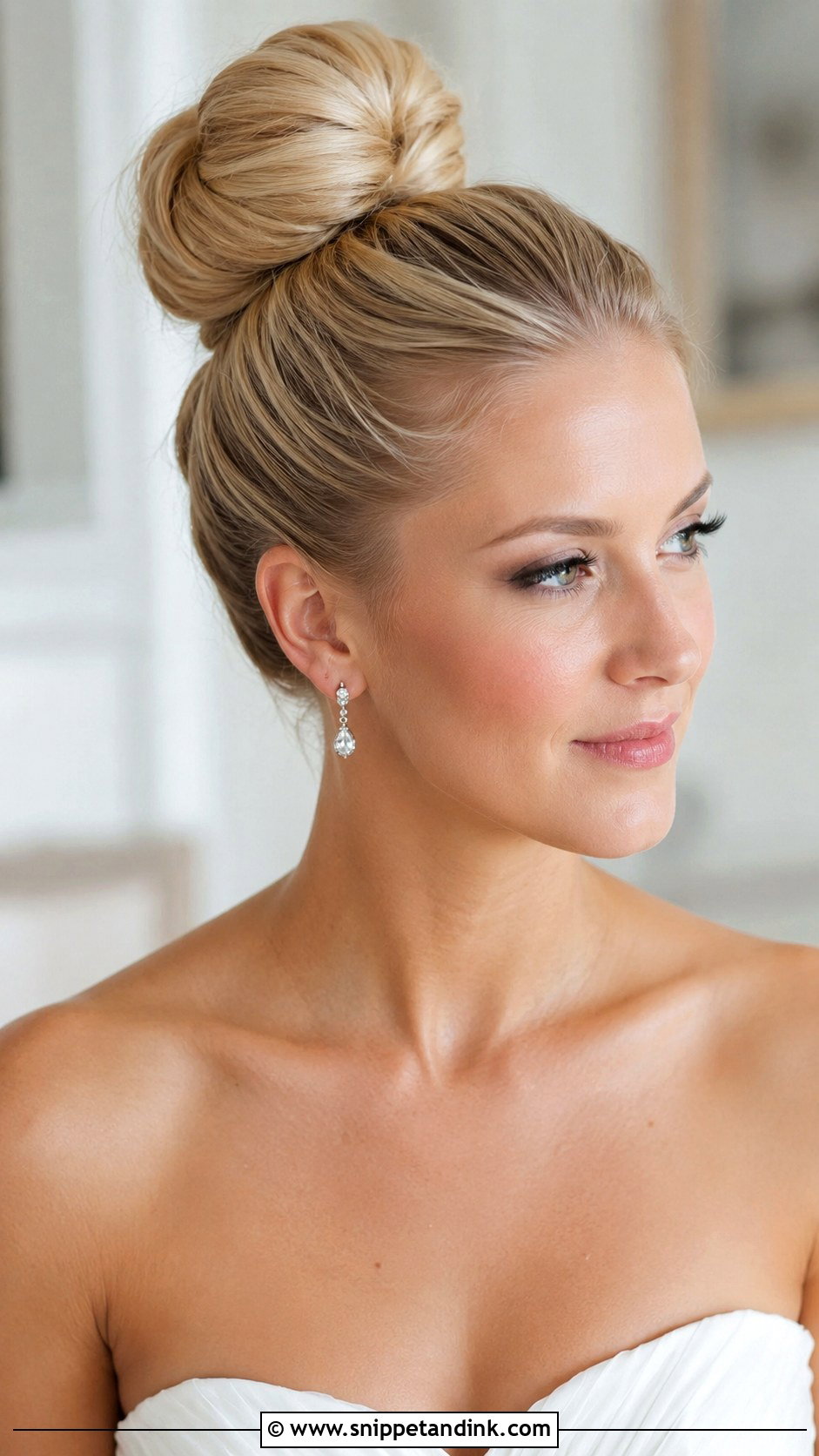 High Wedding Bun Tutorial - Snippet and Ink - 15 Hair Bun Tutorial Wedding Ideas