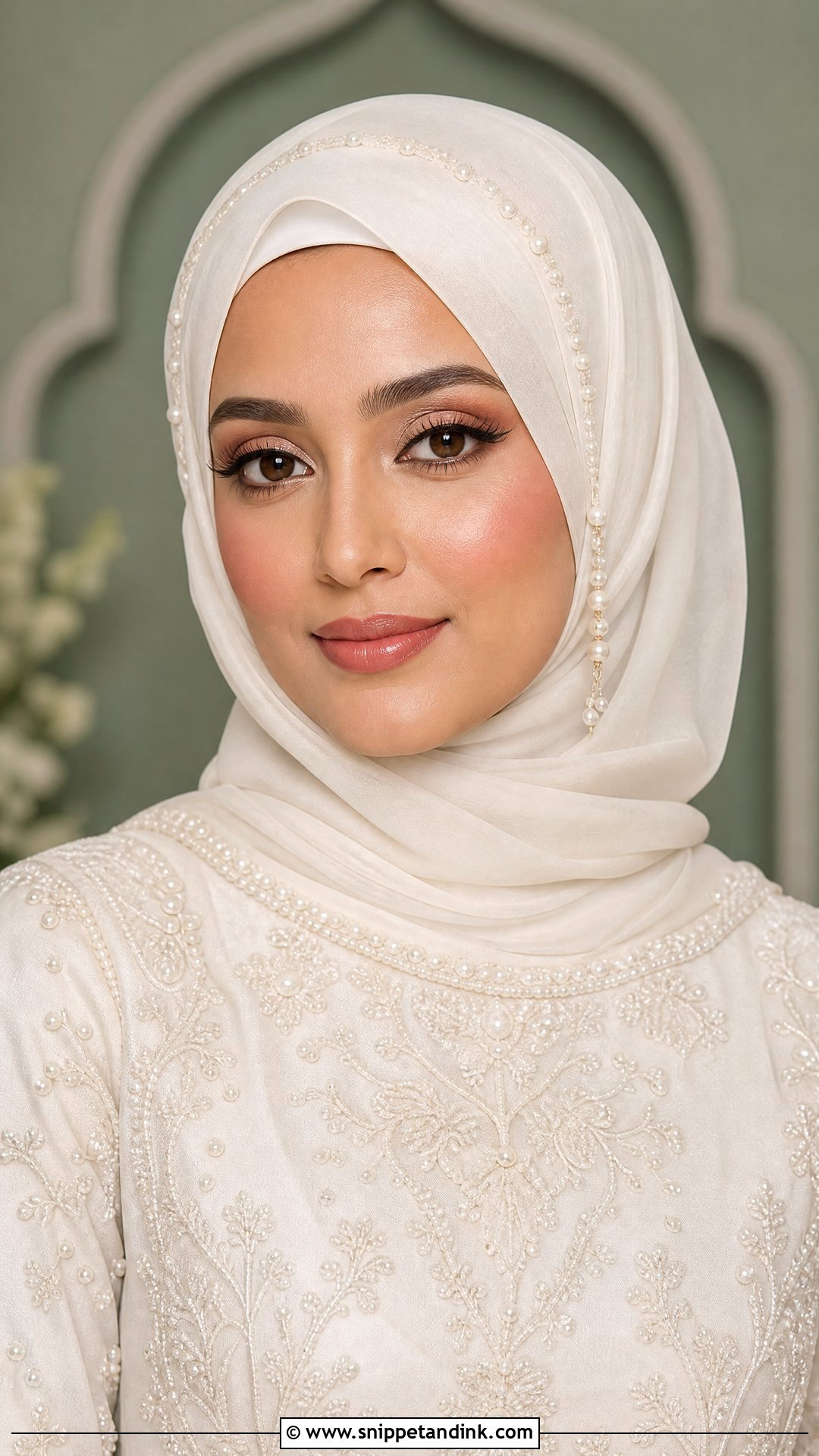 Hijab Nikkah Bridal Makeup - Snippet and Ink - 20 Nikkah Bridal Makeup Looks