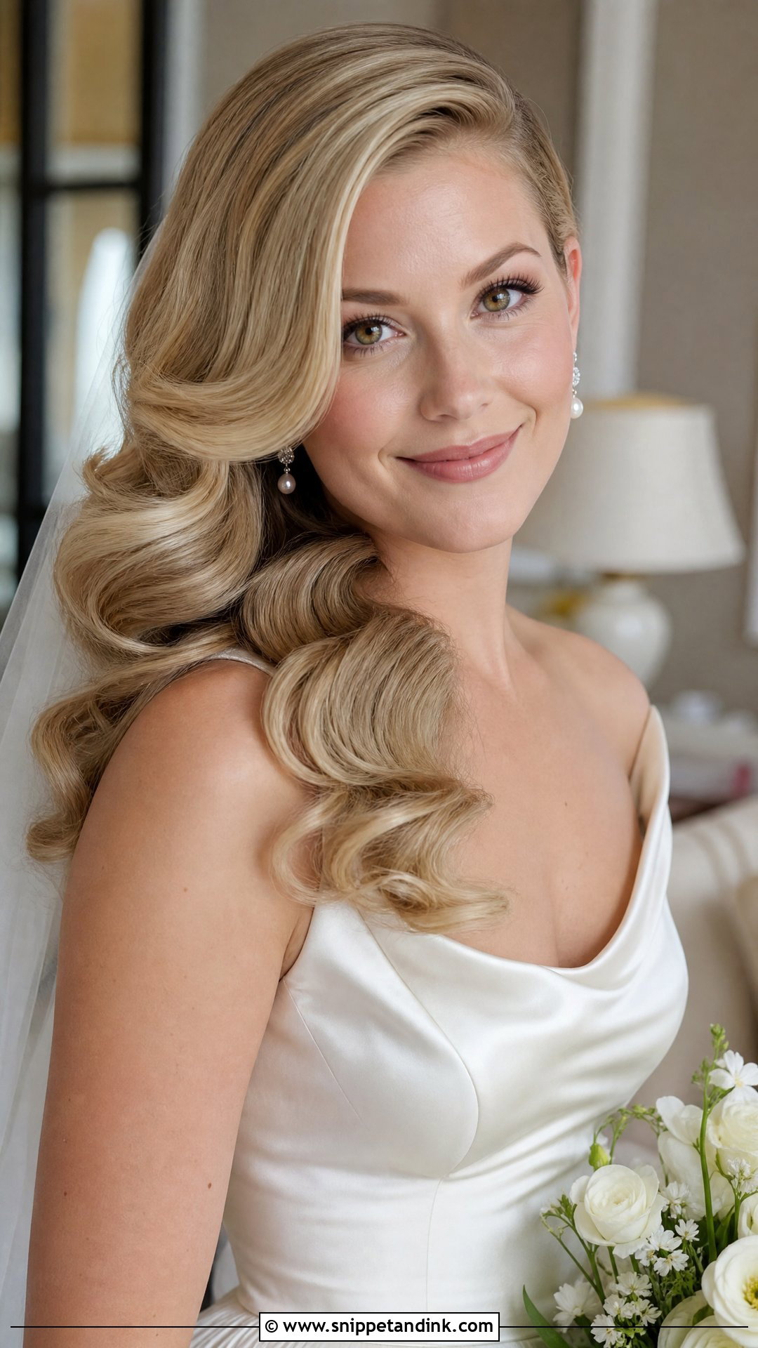 Hollywood Bridal Curls - Snippet and Ink - 15 Bridal Curls Hairstyles