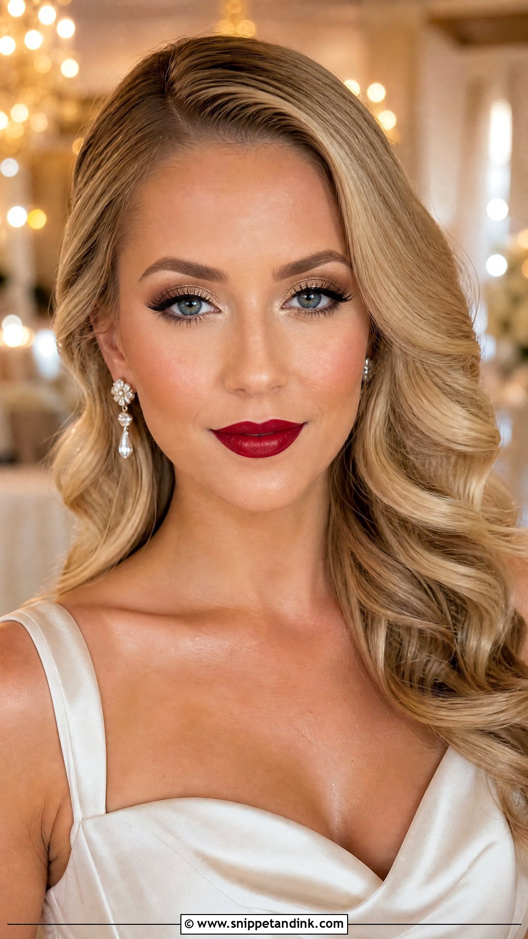 Hollywood Bridal Makeup Red Lips - Snippet and Ink - 30 Bridal Makeup Red Lips